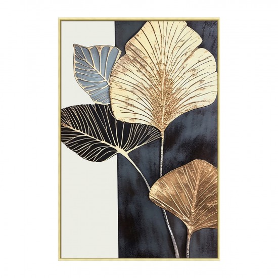 ΠΙΝΑΚΑΣ TOIXOY ΜΕ ΚΟΡΝΙΖΑ ΜΠΕΖ-ΚΑΜΒΑΣ ΕΚΤΥΠΩΣΗ ΠΛΑΤΙΑ ΦΥΛΛΑ 52,5x2,8x72,5Υεκ.