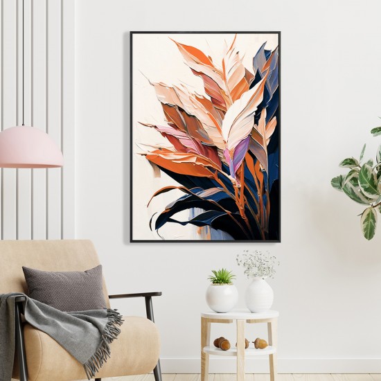 ΠΙΝΑΚΑΣ TOIXOY ΜΕ ΚΟΡΝΙΖΑ ΜΑΥΡΗ-ΚΑΜΒΑΣ ΕΚΤΥΠΩΣΗ ΦΥΛΛΑ 52,5x2,8x72,5Υεκ.