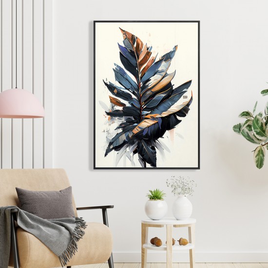 ΠΙΝΑΚΑΣ TOIXOY ΜΕ ΚΟΡΝΙΖΑ ΜΑΥΡΗ-ΚΑΜΒΑΣ ΕΚΤΥΠΩΣΗ ΦΥΛΛΑ 52,5x2,8x72,5Υεκ.