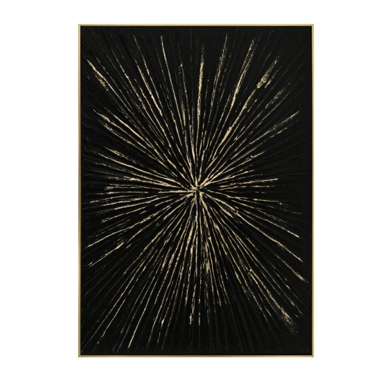 ΠΙΝΑΚΑΣ TOIXOY ΜΕ ΚΟΡΝΙΖΑ ΜΠΕΖ-ΚΑΜΒΑΣ ΜΑΥΡΟΣ-ΧΕΙΡΟΠΟΙΗΤΟΣ 72x4,5x102Υεκ.