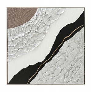 ΠΙΝΑΚΑΣ ΤΟΙΧΟΥ ABSTRACT (ΤΕΤΡΑΓΩΝΟΣ) ΚΟΡΝΙΖΑ ΜΠΕΖ-ΚΑΜΒΑΣ 82x4.5x82Υεκ