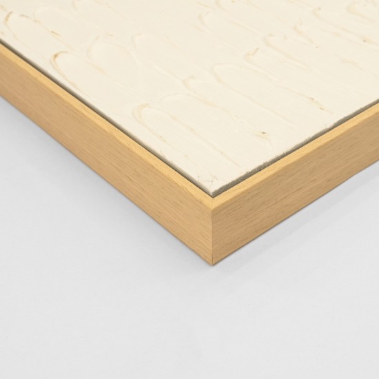 ΠΙΝΑΚΑΣ TOIXOY ΜΕ ΚΟΡΝΙΖΑ ΜΠΕΖ-ΚΑΜΒΑΣ ΣΕ ΛΕΥΚΟ-ΜΠΕΖ 62x4,5x92Υεκ.