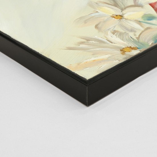 ΠΙΝΑΚΑΣ TOIXOY ΜΕ ΚΟΡΝΙΖΑ ΜΑΥΡΗ-ΚΑΜΒΑΣ ΕΚΤΥΠΩΣΗ ΓΥΝΑΙΚΕΙΟ ΠΡΟΣΩΠΟ 82x4,5x122Υεκ.