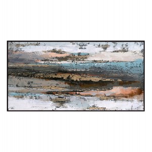 ΠΙΝΑΚΑΣ ΤΟΙΧΟΥ ABSTRACT ΜΕ ΚΟΡΝΙΖΑ ΜΑΥΡΗ-ΚΑΜΒΑΣ 142x4.5x72Υεκ