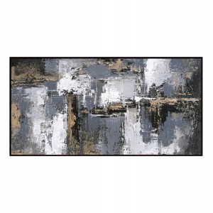 ΠΙΝΑΚΑΣ ΤΟΙΧΟΥ ABSTRACT ΜΕ ΚΟΡΝΙΖΑ ΜΑΥΡΗ-ΚΑΜΒΑΣ 142x4.5x72Υεκ