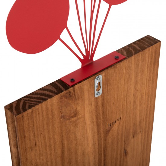 ΔΙΑΚΟΣΜΗΤΙΚΟ ΤΟΙΧΟΥ ΚΟΡΑΛΙ ΜΠΑΛΟΝΙΑ ΜΕΤΑΛΛΟ-ΞΥΛΟ 30x3x99Υεκ.