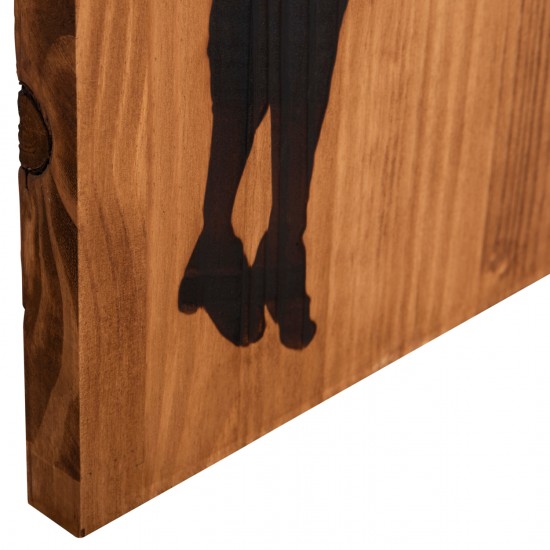 ΔΙΑΚΟΣΜΗΤΙΚΟ ΤΟΙΧΟΥ ΚΟΡΑΛΙ ΜΠΑΛΟΝΙΑ ΜΕΤΑΛΛΟ-ΞΥΛΟ 30x3x99Υεκ.