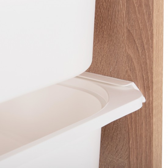 ΣΥΡΤΑΡΙΕΡΑ SANI ΜΕΛΑΜΙΝΗ SONAMA-16 ΛΕΥΚΑ ΣΥΡΤΑΡΙΑ P.E. 69x30x131,5Υεκ