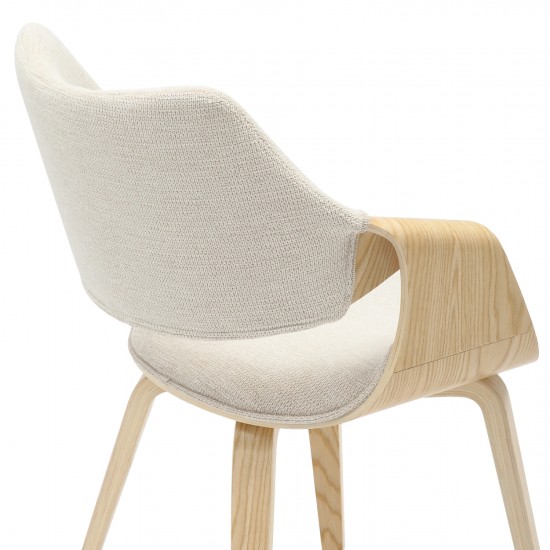 ΚΑΡΕΚΛΑ ΤΡΑΠΕΖΑΡΙΑΣ NETTO ΣΚΕΛΕΤΟΣ Κ.Π. ΣΕ ΟΑΚ-ΜΠΕΖ ΥΦΑΣΜΑ 55x56x83,5Υεκ