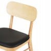 KΑΡΕΚΛΑ ΤΡΑΠΕΖΑΡΙΑΣ SEKOR RUBBERWOOD-ΜΑΥΡΟ PU 50x50x80Υεκ. KΑΡΕΚΛΑ ΤΡΑΠΕΖΑΡΙΑΣ SEKOR RUBBERWOOD-ΜΑΥΡΟ PU 50x50x80Υεκ.