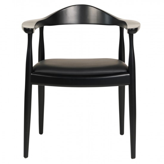 ΠΟΛΥΘΡΟΝΑ ΤΡΑΠΕΖΑΡΙΑΣ ADOR RUBBERWOOD ΚΑΙ PU-ΜΑΥΡΟ 62x54x76,5Υεκ