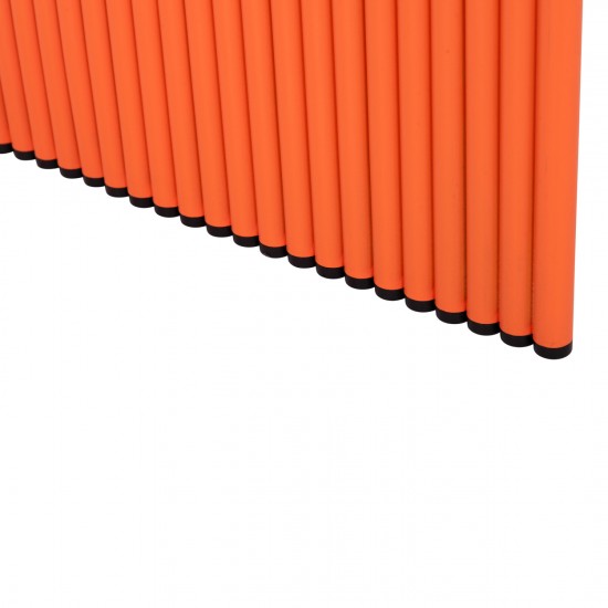 ΤΡΑΠΕΖΙ ΤΡΑΠΕΖΑΡΙΑΣ ΣΕΙΡΑ INTREPID ΑΛΟΥΜΙΝΙΟ ΠΟΡΤΟΚΑΛΙ 121x70x70Υεκ.