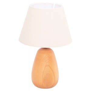 ΕΠΙΤΡΑΠΕΖΙΟ ΦΩΤΙΣΤΙΚΟ CONNI ΕΚΡΟΥ ΚΑΠΕΛΟ-ΞΥΛΙΝΗ ΒΑΣΗ Φ23x34Υεκ.