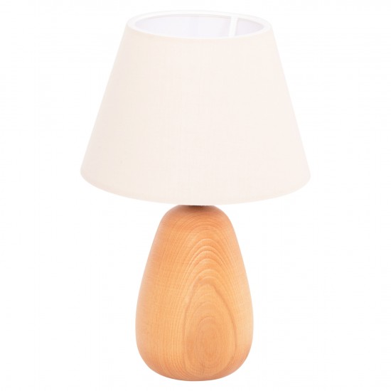 ΕΠΙΤΡΑΠΕΖΙΟ ΦΩΤΙΣΤΙΚΟ CONNI ΕΚΡΟΥ ΚΑΠΕΛΟ-ΞΥΛΙΝΗ ΒΑΣΗ Φ23x34Υεκ.