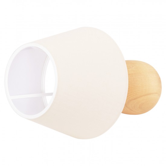 ΕΠΙΤΡΑΠΕΖΙΟ ΦΩΤΙΣΤΙΚΟ CONNI ΕΚΡΟΥ ΚΑΠΕΛΟ-ΞΥΛΙΝΗ ΒΑΣΗ Φ23x34Υεκ.