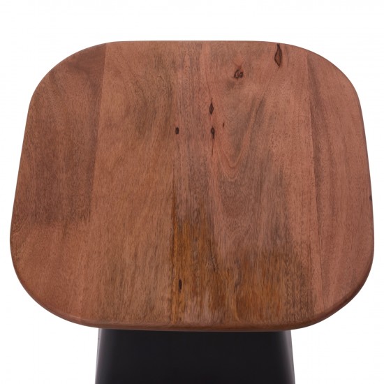 ΤΡΑΠΕΖΙA ΣΑΛΟΝΙΟΥ 2ΤΜΧ VAIOLA ΞΥΛΟ MANGO TOP-ΜΕΤΑΛΛΙΚΕΣ ΒΑΣΕΙΣ ΜΑΥΡΕΣ 40x40 & 50x50 εκ.