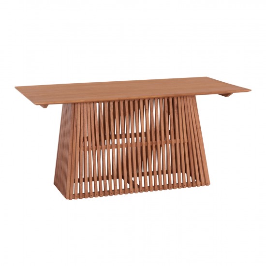 ΤΡΑΠΕΖΙ ΤΡΑΠΕΖΑΡΙΑΣ ΟΡΘΟΓΩΝΙΟ FRANTZ ΜΑΣΙΦ MINDI ΞΥΛΟ 160x79,5x76,5Yεκ.