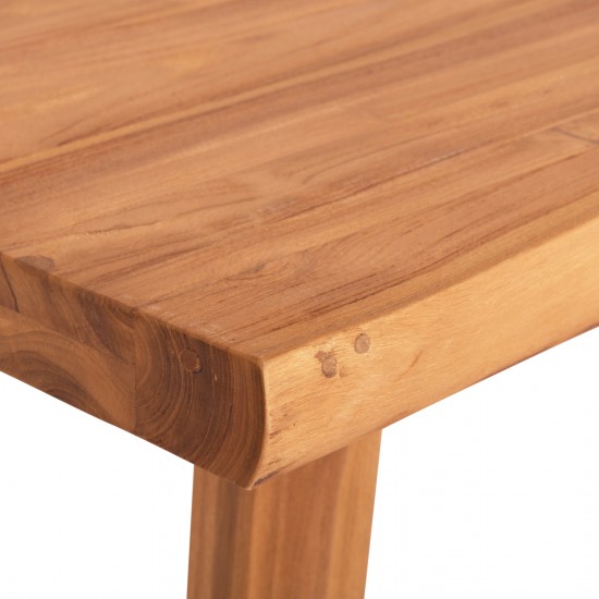 ΤΡΑΠΕΖΙ ΤΡΑΠΕΖΑΡΙΑΣ LEOPOLD ΜΑΣΙΦ ΞΥΛΟ ΤΕΑΚ-ΧΡΩΜΑ ΦΥΣΙΚΟ 200.5x107x76Yεκ