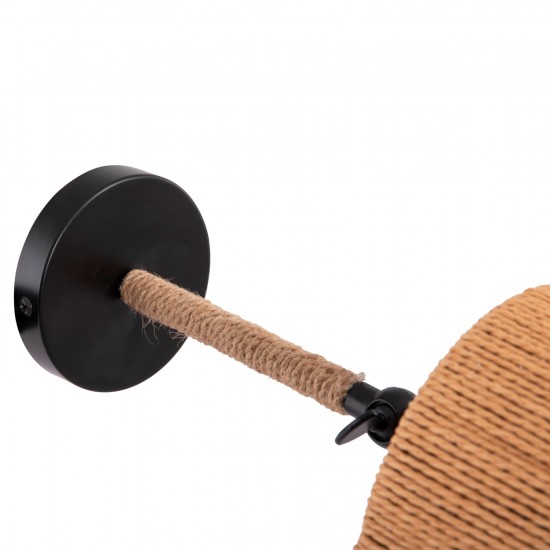 ΑΠΛΙΚΑ ΤΟΙΧΟΥ LANT ΜΕΤΑΛΛΙΚΗ ΒΑΣΗ-ΣΧΟΙΝΙ- [Ε27] 15x15x35-23Υεκ.