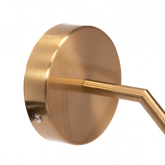 ΑΠΛΙΚΑ ΤΟΙΧΟΥ HOMY2 ΤΟΙΧΟΥ HOMYΜΕΤΑΛΛΙΚΗ ΒΑΣΗ ΧΡΥΣΗ-ΓΥΑΛΙ [Ε27] 14,5x28x21Υεκ.