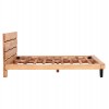 ΚΡΕΒΑΤΙ ALICIA ΜΕΤΑΛΛΟ-ΜΑΣΙΦ ΞΥΛΟ ΑΚΑΚΙΑΣ-ΑΝΟΙΧΤΟ ΦΥΣΙΚΟ-ΣΤΡΩΜΑ 160x200εκ