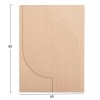 ΠΙΝΑΚΑΣ ΟΡΘΟΓΩΝΙΟΣ ΣΕΙΡΑ SANTORINI MDF ΣΕ ΜΠΕΖ ΧΡΩΜΑ 60x4(πάχος)x80Υεκ.