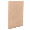ΠΙΝΑΚΑΣ ΟΡΘΟΓΩΝΙΟΣ ΣΕΙΡΑ SANTORINI MDF ΣΕ ΜΠΕΖ ΧΡΩΜΑ 60x4(πάχος)x80Υεκ.