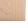 ΠΙΝΑΚΑΣ ΟΡΘΟΓΩΝΙΟΣ ΣΕΙΡΑ SANTORINI MDF ΣΕ ΜΠΕΖ ΧΡΩΜΑ 60x4(πάχος)x80Υεκ.