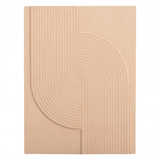 ΠΙΝΑΚΑΣ ΟΡΘΟΓΩΝΙΟΣ ΣΕΙΡΑ SANTORINI MDF ΣΕ ΜΠΕΖ ΧΡΩΜΑ 60x4(πάχος)x80Υεκ.