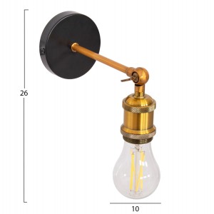 ΑΠΛΙΚΑ ΤΟΙΧΟΥ RESTON ΜΕΤΑΛΛΙΚΗ ΒΑΣΗ-ΝΤΟΥΙ ΑΛΟΥΜΙΝΙΟΥ 10x10x26Υεκ.