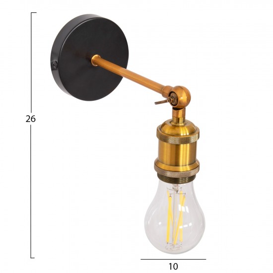 ΑΠΛΙΚΑ ΤΟΙΧΟΥ RESTON ΜΕΤΑΛΛΙΚΗ ΒΑΣΗ-ΝΤΟΥΙ ΑΛΟΥΜΙΝΙΟΥ 10x10x26Υεκ.