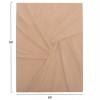 ΠΙΝΑΚΑΣ ΟΡΘΟΓΩΝΙΟΣ ΣΕΙΡΑ SANTORINI MDF ΣΕ ΜΠΕΖ ΧΡΩΜΑ 60x4(πάχος)x80Υεκ.