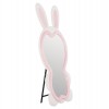 ΠΑΙΔΙΚΟΣ ΚΑΘΡΕΦΤΗΣ ΔΑΠΕΔΟΥ BUNNY MDF ΡΟΖ & ΛΕΥΚΟ-ΜΑΥΡΟ STAND 80x162Υεκ.