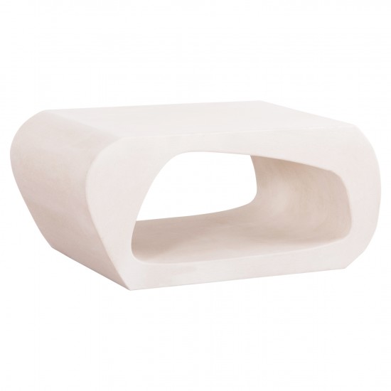 ΤΡΑΠΕΖΙ ΣΑΛΟΝΙΟΥ ΣΕΙΡΑ SANTORINI MDF ΣΕ ΥΠΟΛΕΥΚΟ ΧΡΩΜΑ 100x60x45Υεκ.