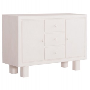 ΜΠΟΥΦΕΣ ΣΕΙΡΑ SANTORINI MDF ΣΕ ΥΠΟΛΕΥΚΟ ΧΡΩΜΑ-3 ΣΥΡΤΑΡΙΑ & 2 ΠΟΡΤΕΣ 120x38x80Υεκ.