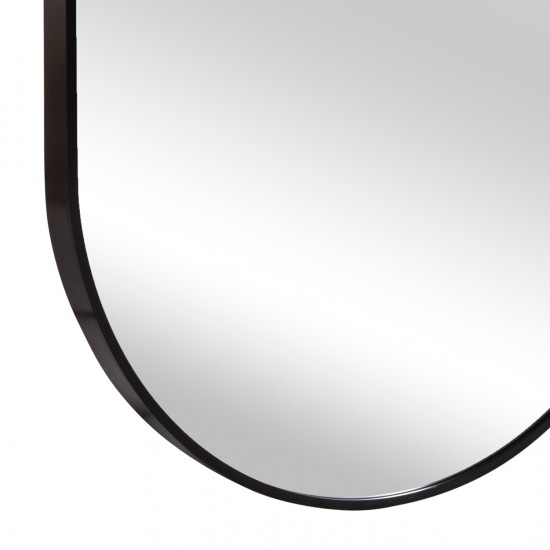 ΚΑΘΡΕΠΤΗΣ ΤΟΙΧΟΥ ΣΕΙΡΑ ARCHER ΠΛΑΙΣΙΟ ΟΒΑΛ ΑΛΟΥΜΙΝΙΟΥ ΜΑΥΡΟ 59x79Υεκ