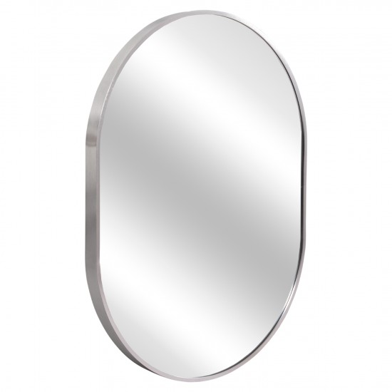 ΚΑΘΡΕΠΤΗΣ ΤΟΙΧΟΥ ΣΕΙΡΑ ARCHER ΠΛΑΙΣΙΟ ΟΒΑΛ ΑΛΟΥΜΙΝΙΟΥ ΑΣΗΜΙ 59x79Υεκ