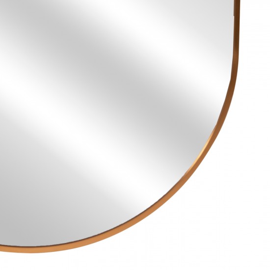 ΚΑΘΡΕΠΤΗΣ ΤΟΙΧΟΥ ΣΕΙΡΑ ARCHER ΠΛΑΙΣΙΟ ΟΒΑΛ ΑΛΟΥΜΙΝΙΟΥ ΧΡΥΣΟ 59x79Υεκ