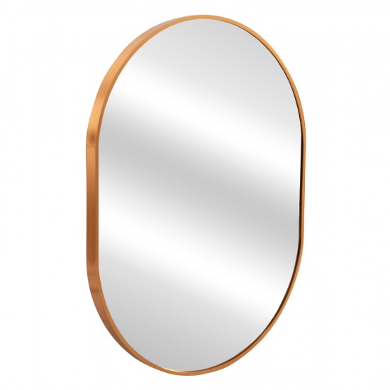 ΚΑΘΡΕΠΤΗΣ ΤΟΙΧΟΥ ΣΕΙΡΑ ARCHER ΠΛΑΙΣΙΟ ΟΒΑΛ ΑΛΟΥΜΙΝΙΟΥ ΧΡΥΣΟ 59x79Υεκ