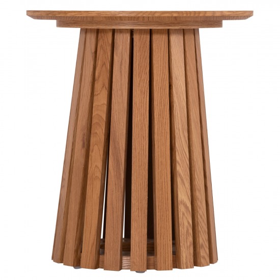 ΤΡΑΠΕΖΑΚΙ ΒΟΗΘΗΤΙΚΟ TALBERT MDF ΣΕ ΦΥΣΙΚΟ ΞΥΛΟΥ Φ45x50,5Υεκ.