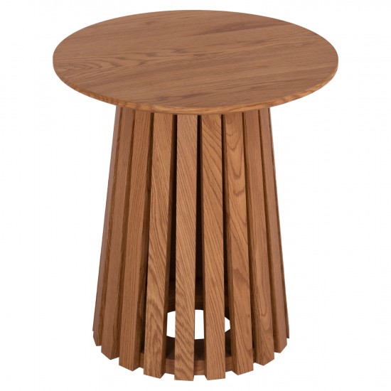 ΤΡΑΠΕΖΑΚΙ ΒΟΗΘΗΤΙΚΟ TALBERT MDF ΣΕ ΦΥΣΙΚΟ ΞΥΛΟΥ Φ45x50,5Υεκ.