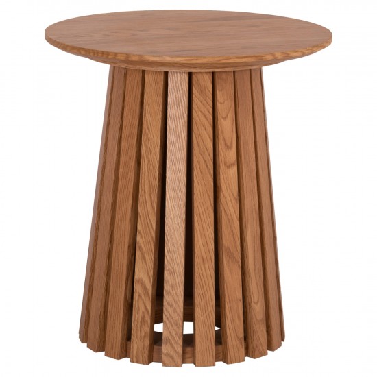 ΤΡΑΠΕΖΑΚΙ ΒΟΗΘΗΤΙΚΟ TALBERT MDF ΣΕ ΦΥΣΙΚΟ ΞΥΛΟΥ Φ45x50,5Υεκ.