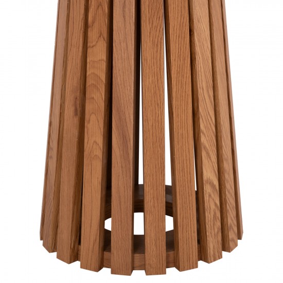 ΤΡΑΠΕΖΑΚΙ ΒΟΗΘΗΤΙΚΟ TALBERT MDF ΣΕ ΦΥΣΙΚΟ ΞΥΛΟΥ Φ45x50,5Υεκ.