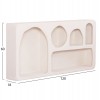 ΡΑΦΙ ΤΟΙΧΟΥ ΣΕΙΡΑ SANTORINI MDF ΣΕ ΥΠΟΛΕΥΚΟ 120x18x60Υεκ.