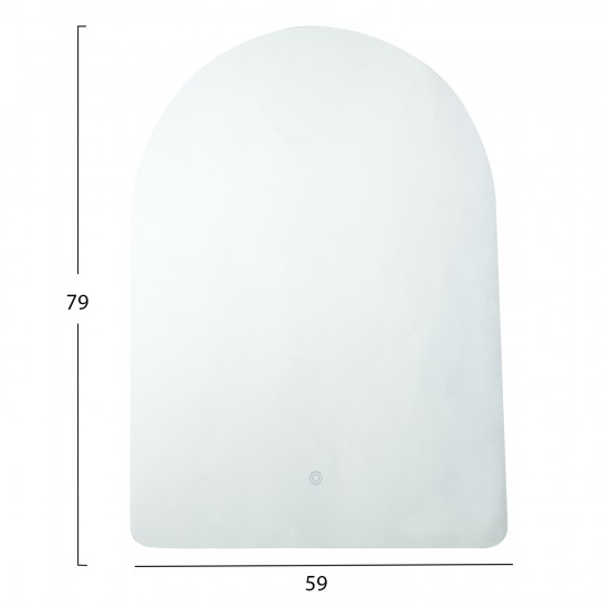 ΚΑΘΡΕΠΤΗΣ TOIXOY ΣΕΙΡΑ TORCH ΧΩΡΙΣ ΠΛΑΙΣΙΟ-LED ΟΠΙΣΘΙΟΣ ΦΩΤΙΣΜΟΣ 59x79Υεκ.