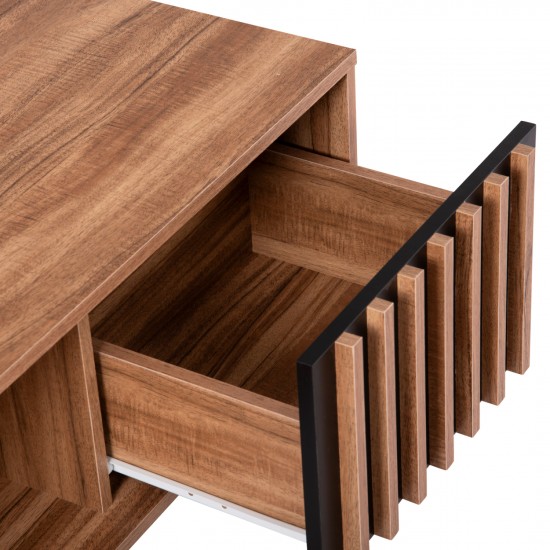 ΤΡΑΠΕΖΙ ΣΑΛΟΝΙΟΥ ΣΕΙΡΑ HARRY ΜΕΛΑΜΙΝΗ ΦΥΣΙΚΟ ΞΥΛΟΥ-ΜΑΥΡΟ 110x60x43,5Υεκ.