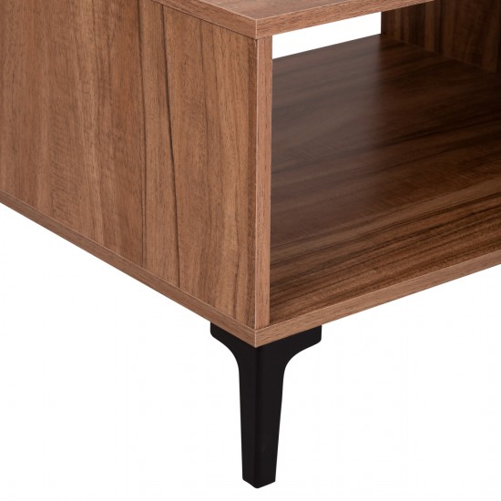 ΤΡΑΠΕΖΙ ΣΑΛΟΝΙΟΥ ΣΕΙΡΑ HARRY ΜΕΛΑΜΙΝΗ ΦΥΣΙΚΟ ΞΥΛΟΥ-ΜΑΥΡΟ 110x60x43,5Υεκ.