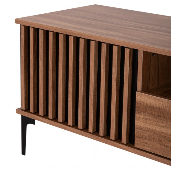 ΕΠΙΠΛΟ ΤΗΛΕΟΡΑΣΗΣ ΣΕΙΡΑ HARRY ΜΕΛΑΜΙΝΗ ΦΥΣΙΚΟ ΞΥΛΟΥ-ΜΑΥΡΟ 200x40x47,5Υεκ.