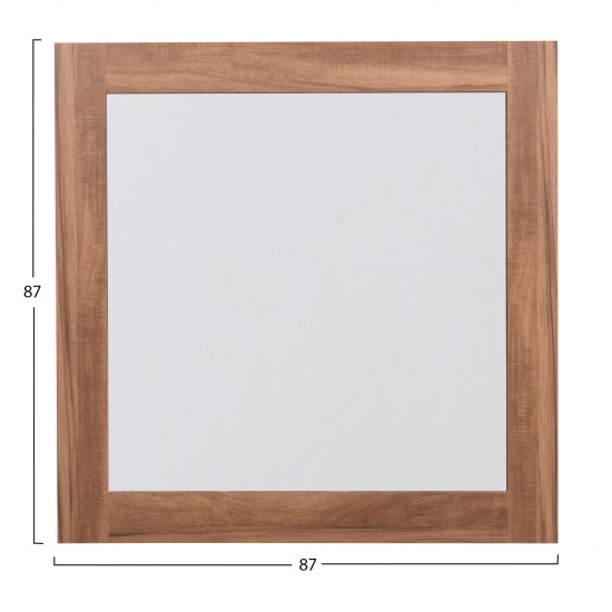 ΚΑΘΡΕΠΤΗΣ TOIXOY ΤΕΤΡΑΓΩΝΟΣ ΣΕΙΡΑ HARRY ΜΕΛΑΜΙΝΗ ΦΥΣΙΚΟ ΞΥΛΟΥ 87x2(πάχος)x87εκ.