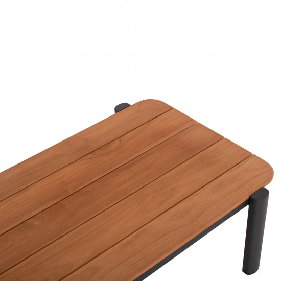 ΣΕΤ ΣΑΛΟΝΙ ΕΞ.ΧΩΡΟΥ 4ΤΜΧ ELARA ΓΚΡΙ ΑΛΟΥΜΙΝΙΟ & OLEFIN-TEAK ΦΥΣΙΚΟ